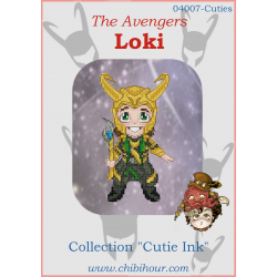 Loki - grille point de croix
