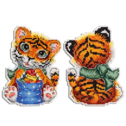 Tigre kit point de croix...
