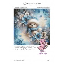 Ourson d'hiver - Grille PDF...