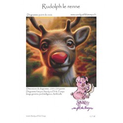 Rudolph le renne - Grille...