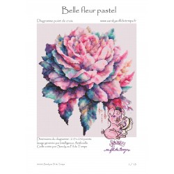 Belle fleur pastel - Format...