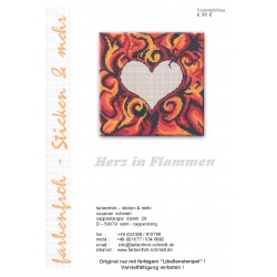 Herz in Flammen -  grille...