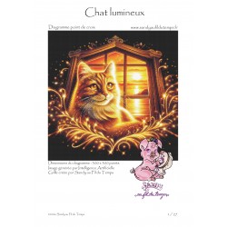 Chat lumineux - Format...